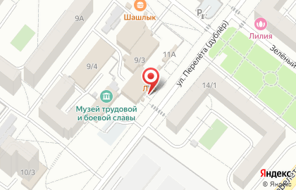 Магазин фруктов и овощей на Зелёном бульваре на карте