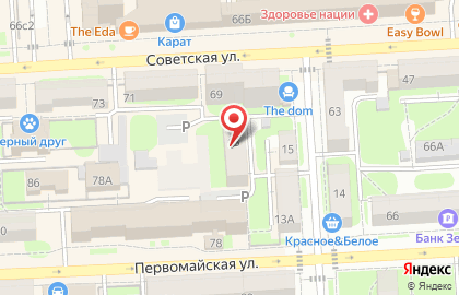 Адвокатский кабинет Тюрина О.В. в Советском районе на карте