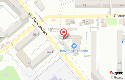 Продовольственный магазин Колесница в Котовске на карте