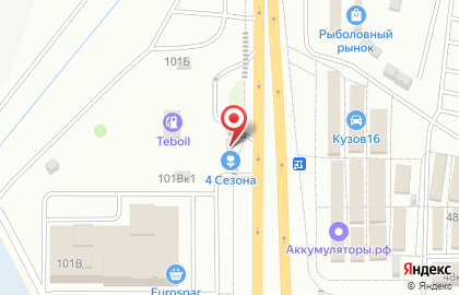 Выездной (мобильный) шиномонтаж на карте