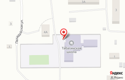 Табагинская средняя общеобразовательная школа на карте