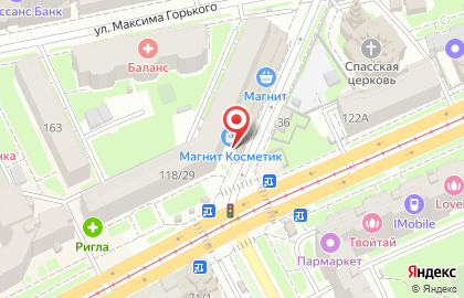 Магазин косметики и бытовой химии Магнит Косметик в Нижегородском районе на карте