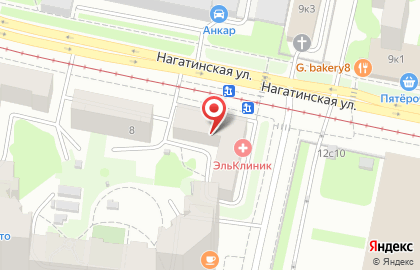 Многопрофильный медицинский центр ЭльКлиник на Нагатинской улице, 10 на карте