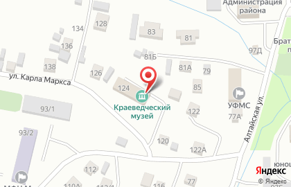 Алтайский районный краеведческий музей на карте