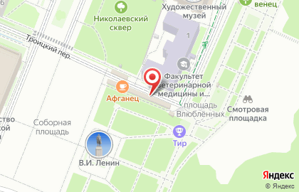 Киоск по продаже сувениров в Ленинском районе на карте