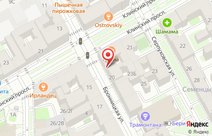 Продовольственный магазин на Технологическом институте I на карте