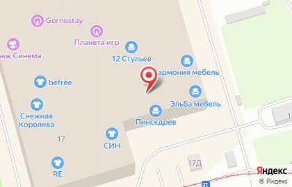 Салон мягкой мебели Пуфик на Балканской площади на карте