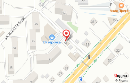 Магазин Русский хлеб на улице 40 лет Победы в Васильково на карте