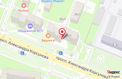 Спортивная федерация Универсальный бой на проспекте Александра Корсунова на карте