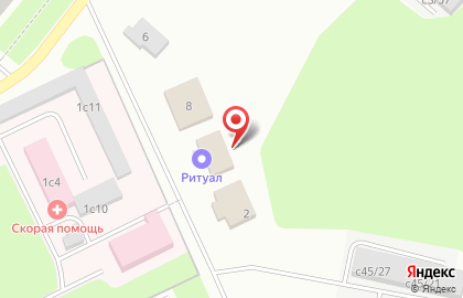 Ритуал на Комсомольской на карте