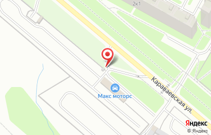 Автостоянка на Караваевской, 5а к1 на карте