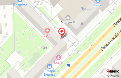 Киоск по продаже фруктов и овощей, Гагаринский район на Воробьёвых горах на карте