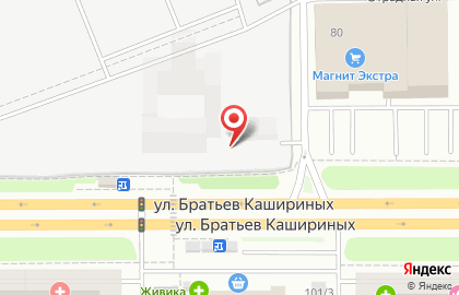 Цветочное пространство Мята в Калининском районе на карте