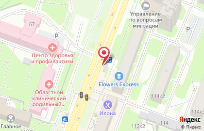 Киоск Вся выпечка по 25 рублей на Большой Московской улице на карте