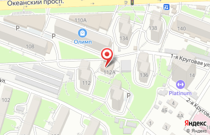 Страховое общество Согаз в Первореченском районе на карте