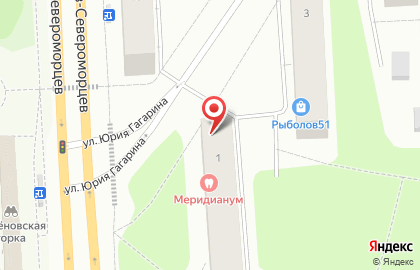 Парикмахерская в Мурманске на карте