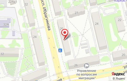Продуктовый магазин на проспекте Ибрагимова, 29 на карте