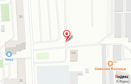 Автостоянка на Верхней, 30а на карте