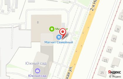 ТЦ Мегамарт на 2-ой Новосибирской улице на карте