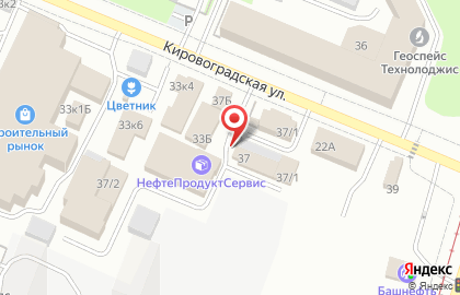 Торгово-монтажная компания А-Профтекс на Кировоградской улице на карте
