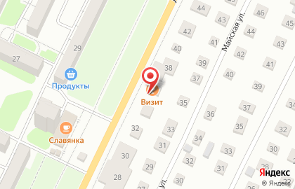 Магазин Визит на Локомобильной улице на карте