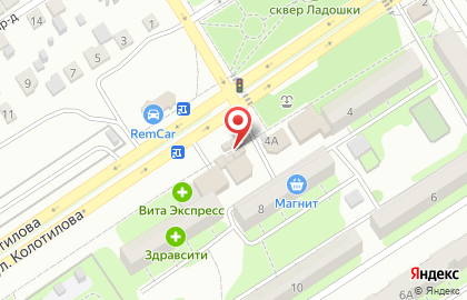 Киоск по продаже колбасных изделий Дымок на карте