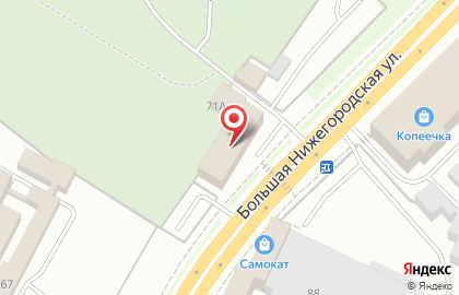 Страховой центр ГОРСТРАХ на Большой Нижегородской улице на карте