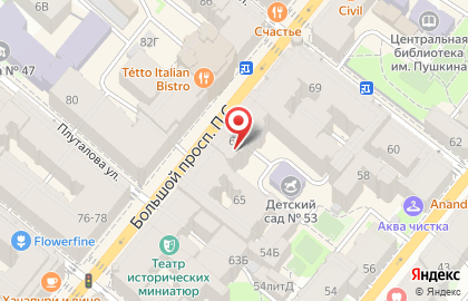 Сервисный центр Норма в Петроградском районе на карте