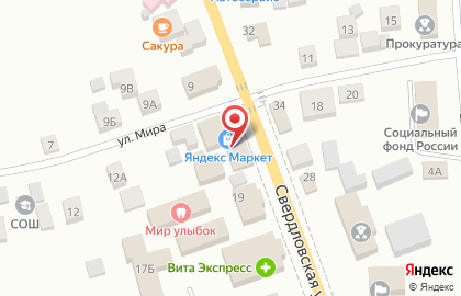 Компания ТехСнабКомплект на Свердловской улице на карте