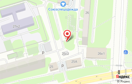 Автостоянка Мгса в Северном Орехово-Борисово на карте