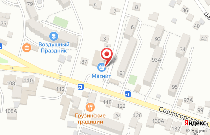 Супермаркет Магнит в Кисловодске на карте