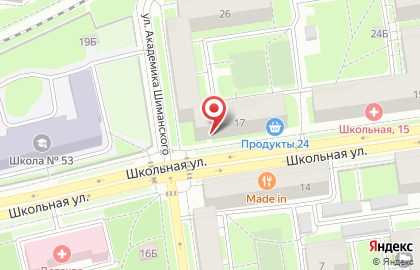 Дом молодежи Приморского района в Приморском районе на карте