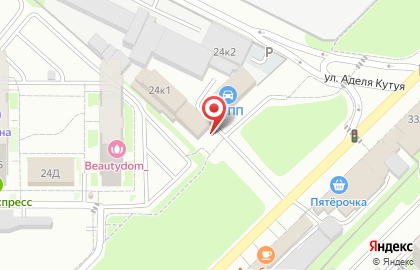 Компания по продаже и установке натяжных потолков Потолки в Советском районе на карте