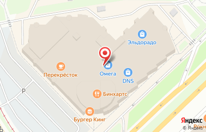Кофейня Coffee Like в торговом центре Омега на карте