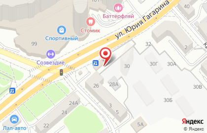 Магазин Бамбино в Ленинградском районе на карте