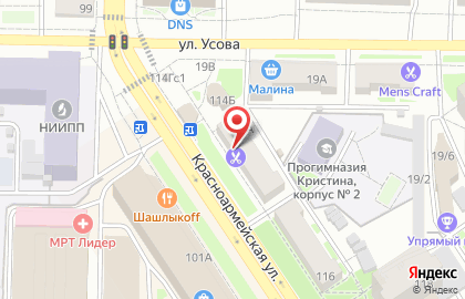 Лама на Красноармейской улице на карте