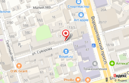 Общественная организация Всероссийское общество инвалидов на улице Суворова на карте