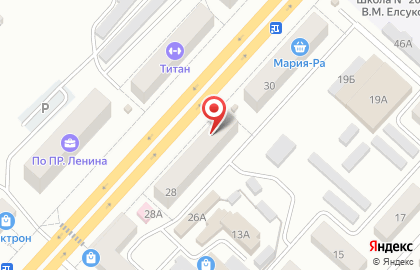 Терминал Газпромбанк на проспекте Ленина на карте