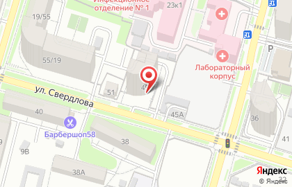 Nice Hostel Пенза на карте