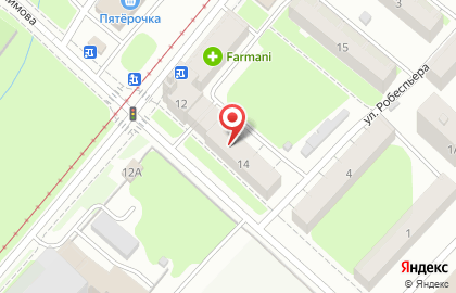 Центр отправки экспресс-почты EMS Почта России на улице Адмирала Нахимова на карте