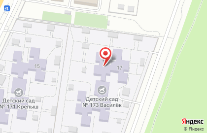 Детский сад №173, Василек на карте