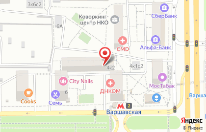 Адвокатский кабинет Алексеева А.А. на Чонгарском бульваре на карте