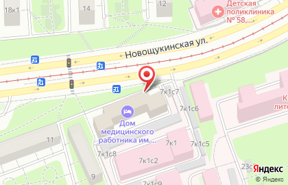 Дом медицинского работника на карте