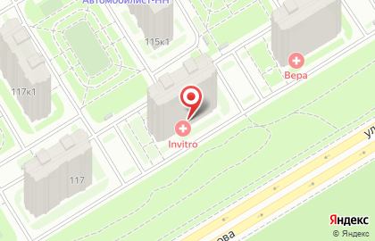 Магазин Красное & Белое на улице Академика Сахарова, 115 на карте