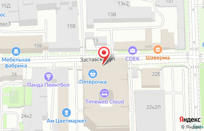 Банкомат СДМ-банк на Московских воротах на карте