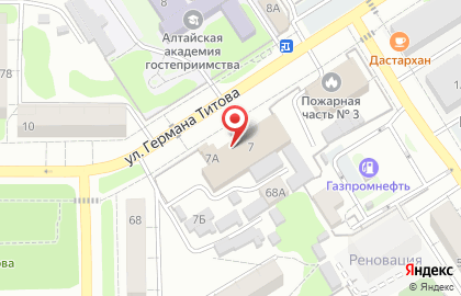 Стол заказов АВТОшанс22 на карте