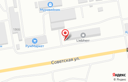 Торгово-производственная компания Континент на Советской улице на карте
