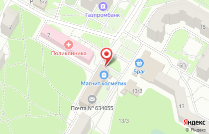 Автомат чистой питьевой воды Вода Томск на Академическом проспекте на карте