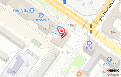 Кафе Подорожник в Октябрьском районе на карте