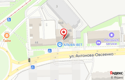 Компания Мидель на улице Антонова-Овсеенко на карте